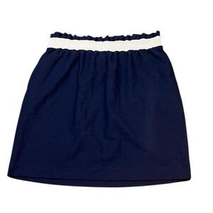 Vineyard Vines Women’s Navy Blue And White Skirt, Size M, NWT